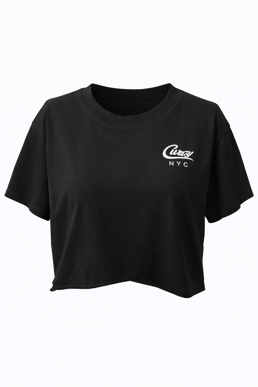 Midnite Black 2 piece set Crop top tee with Leggings with signature logo